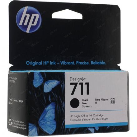 Картридж струйный HP 711 CZ129A черный оригинальный Картридж струйный HP 711 CZ129A черный оригинальный