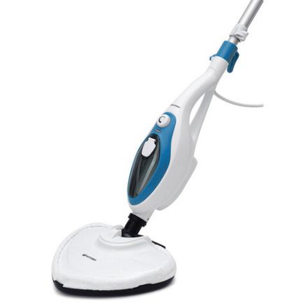 Паровая швабра KITFORT KT-1004-1, 1500 Вт, 1 бар, объем 0,35 л, голубая Паровая швабра KITFORT KT-1004-1, 1500 Вт, 1 бар, объем 0,35 л, голубая