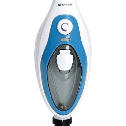 Паровая швабра KITFORT KT-1004-1, 1500 Вт, 1 бар, объем 0,35 л, голубая Паровая швабра KITFORT KT-1004-1, 1500 Вт, 1 бар, объем 0,35 л, голубая