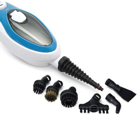 Паровая швабра KITFORT KT-1004-1, 1500 Вт, 1 бар, объем 0,35 л, голубая Паровая швабра KITFORT KT-1004-1, 1500 Вт, 1 бар, объем 0,35 л, голубая