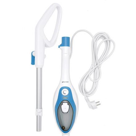 Паровая швабра KITFORT KT-1004-1, 1500 Вт, 1 бар, объем 0,35 л, голубая Паровая швабра KITFORT KT-1004-1, 1500 Вт, 1 бар, объем 0,35 л, голубая