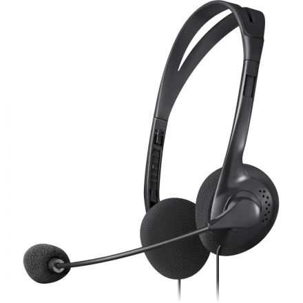 Гарнитура Defender Aura 102 черный, кабель 1,8 м (63102)