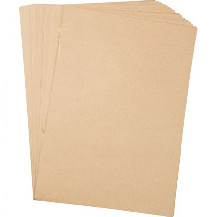 Крафт-бумага оберточная в листах А2, 420 х 594мм(78 г/м2), 100 лст,Марка А