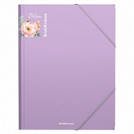 Папка на резинках ERICH KRAUSE "Matt Pastel Bloom", до 300 листов, ассорти, 600 мкм, 61202 Папка на резинках ERICH KRAUSE "Matt Pastel Bloom", до 300 листов, ассорти, 600 мкм, 61202