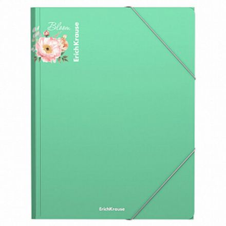 Папка на резинках ERICH KRAUSE "Matt Pastel Bloom", до 300 листов, ассорти, 600 мкм, 61202 Папка на резинках ERICH KRAUSE "Matt Pastel Bloom", до 300 листов, ассорти, 600 мкм, 61202