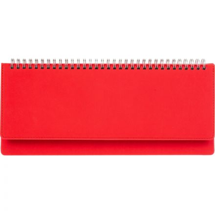 Планинг недатированный 305 х 130 мм Velvet красный 128 стр. 3-364/10