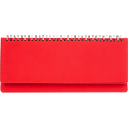 Планинг недатированный 305×130 мм Velvet красный 128 стр. 3-364/10