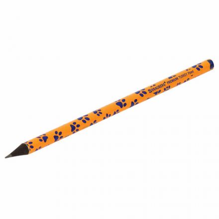 Карандаш чернографитный BRAUBERG "PREMIUM TURKEY", 1 шт., "Paws", НВ, ассорти, дисплей, 181566 Карандаш чернографитный BRAUBERG "PREMIUM TURKEY", 1 шт., "Paws", НВ, ассорти, дисплей, 181566