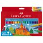 Фломастеры Faber-Castell "Замок", 50цв., смываемые, картон, европодвес Фломастеры Faber-Castell "Замок", 50цв., смываемые, картон, европодвес