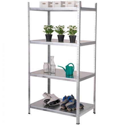 Стеллаж металлический FL_HIT 4 полки (912х500х1824) оцинкованный