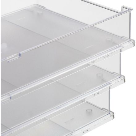 Лоток горизонтальный HAN с инд.окном прозрачный арт.HA1020/23, C4