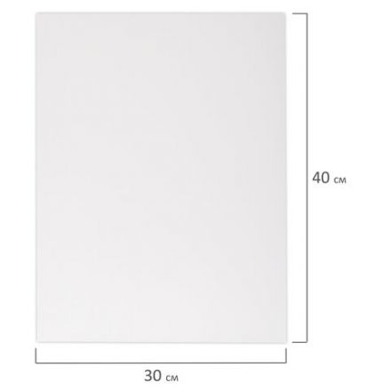 Холст 3D на подрамнике BRAUBERG ART CLASSIC 30х40см, 440г/м, грунт, 100% хлопок мелкое зерно, 191663