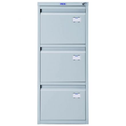 Картотека ПРАКТИК A-43 шкаф 3 секцион. А4, ц.замок, 408х485х995