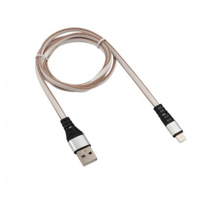 Кабель USB 2.0 - Lightning, М/М, 1 м, Rexant, бел, 18-7056 Кабель USB 2.0 - Lightning, М/М, 1 м, Rexant, бел, 18-7056