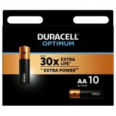 Батарейки DURACELL Optimum АА/LR6-10BL уп/10шт