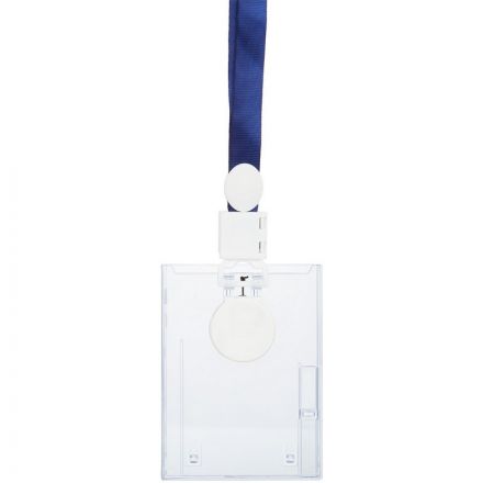 Бейдж Promega office вертикальный 74х105 мм с держателем - рулеткой Бейдж Promega office вертикальный 74х105 мм с держателем - рулеткой