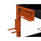 Тележка инструментальная Metalex Тип 1 700х450х950 3 полки (оранжево-чер.)