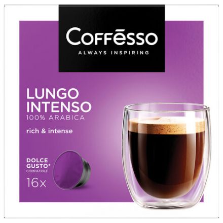 Кофе в капсулах COFFESSO "Lungo Intenso" для кофемашин Dolce Gusto, 16 порций, 102153 Кофе в капсулах COFFESSO "Lungo Intenso" для кофемашин Dolce Gusto, 16 порций, 102153
