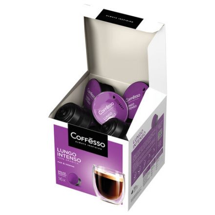 Кофе в капсулах COFFESSO "Lungo Intenso" для кофемашин Dolce Gusto, 16 порций, 102153 Кофе в капсулах COFFESSO "Lungo Intenso" для кофемашин Dolce Gusto, 16 порций, 102153