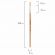 Кисть BRAUBERG, щетина, круглая, № 4, 200195