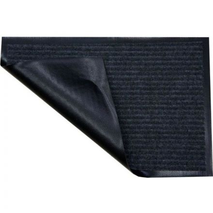 Коврик входной влаговпитывающий ворсовый КОМФОРТ 120х180см серый