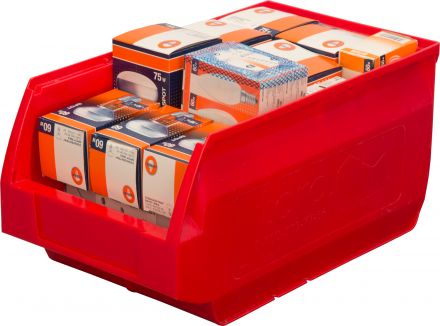 Ящик 400х230х200 Napoli  красный