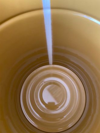 Ведро металл 25л. крышка--корона, с покрытием внутри  синий