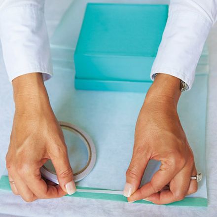 Клейкая двухсторонняя лента 12 мм х 10 м, БУМАЖНАЯ ОСНОВА, BRAUBERG, 227267