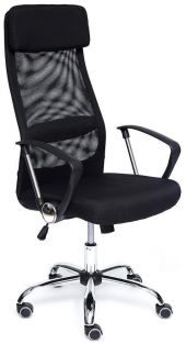 Кресло Tetchair PROFIT, ткань, черный/черный