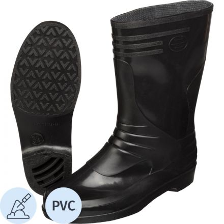 Сапоги женские цв.черный мод 102 У (р.36) ПВХ утепленные Сапоги женские цв.черный мод 102 У (р.36) ПВХ утепленные