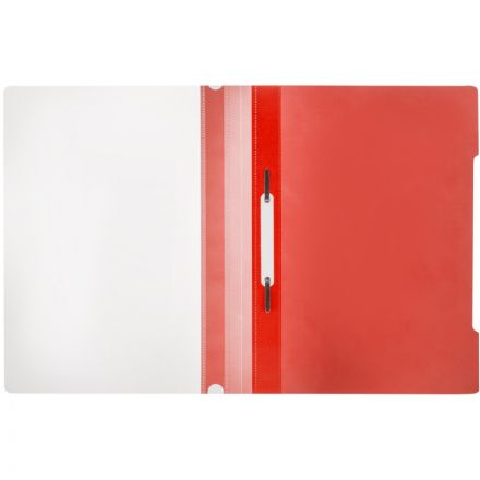 Скоросшиватель пластиковый Attache, А4, Элементари, красный 10шт/уп