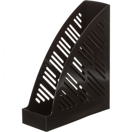 Вертикальный накопитель Attache пластиковый черный ширина 85 мм (2 штуки в упаковке)