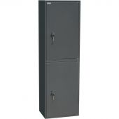 Шкаф для бумаг металлический Комус Мебель Cobalt TSL-127/2M, 340х460х1272мм