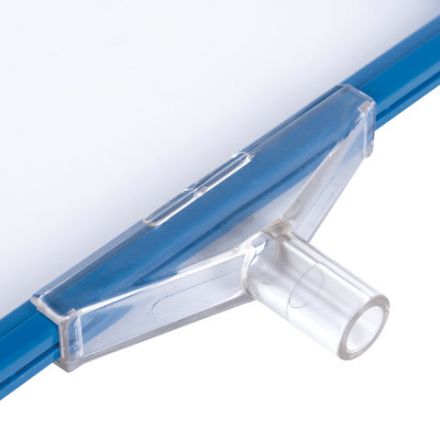 Стойка-инфодержатель напольная (ценникодержатель), 210x300 мм, А4, сталь, СИНЯЯ, BRAUBERG, 291034 Стойка-инфодержатель напольная (ценникодержатель), 210x300 мм, А4, сталь, СИНЯЯ, BRAUBERG, 291034