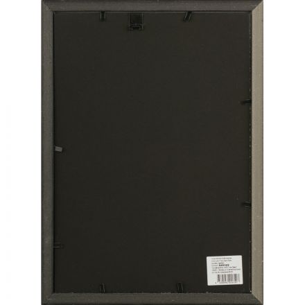 Рамка ATTACHE 21х30 пластик. Багет шир-17 мм, выс- серебристая