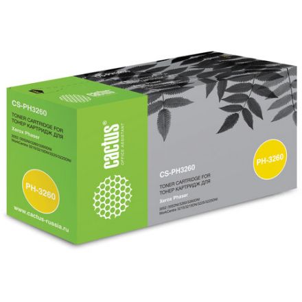 Тонер-картридж CACTUS (CS-PH3260) для XEROX WorkCentre 3215/3225/Phaser 3052/3260, ресурс 3000 стр. Тонер-картридж CACTUS (CS-PH3260) для XEROX WorkCentre 3215/3225/Phaser 3052/3260, ресурс 3000 стр.