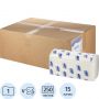 Полотенца бумажные д/дисп. Luscan Professional Vслож1слбелцел250л15пач/уп