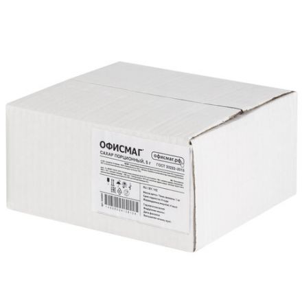 Сахар порционный ОФИСМАГ в стиках по 5 г, 200 штук, 620684 Сахар порционный ОФИСМАГ в стиках по 5 г, 200 штук, 620684