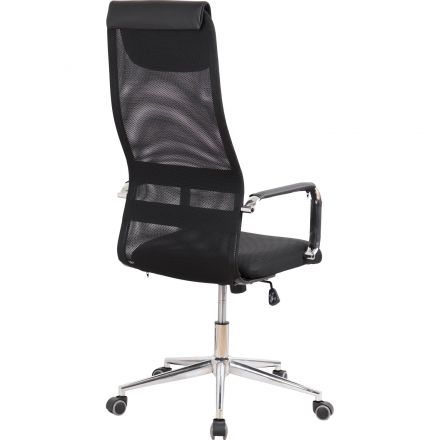 Кресло BN_SH_EChair-565 TW сетка/ткань черный, хром