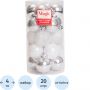Набор шаров из полистирола, 20 штук / 4х4х4см арт.95120