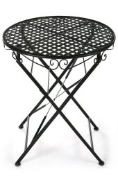 Стол Secret De Maison Patio, стальной сплав, 60Dх70см, черный Стол Secret De Maison Patio, стальной сплав, 60Dх70см, черный