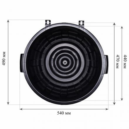 Контейнер 60 литров для мусора, БАК+КРЫШКА (высота 58 см), М2393/АССОРТИ, IDEA, М 2393 Контейнер 60 литров для мусора, БАК+КРЫШКА (высота 58 см), М2393/АССОРТИ, IDEA, М 2393