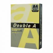 Бумага цветная DOUBLE A, А4, 80 г/м2, 500 л., пастель, желтая Бумага цветная DOUBLE A, А4, 80 г/м2, 500 л., пастель, желтая