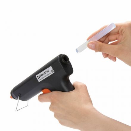 Клеевой пистолет, 100 Вт, для стержня 11 мм, BRAUBERG, в блистере, 670325 Клеевой пистолет, 100 Вт, для стержня 11 мм, BRAUBERG, в блистере, 670325