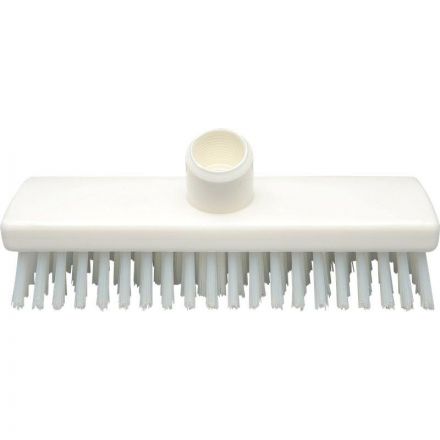Щетка скраб для пола и поверхностей FBK 225х60мм жесткая белая 22153-1 Щетка скраб для пола и поверхностей FBK 225х60мм жесткая белая 22153-1