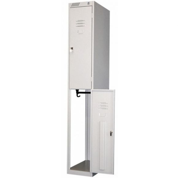 Шкаф для одежды металлический ШРС 12-300 (1850x300x500 мм), дополнителная секция