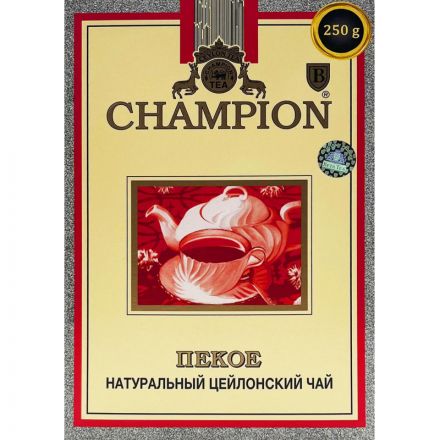 Чай Champion Пекое черный лист 250г Чай Champion Пекое черный лист 250г