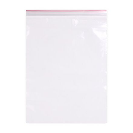 Пакеты ZIP LOCK "зиплок" ОЧЕНЬ ПРОЧНЫЕ, комплект 100 шт., 250х350 мм, ПВД 80 мкм, BRAUBERG EXTRA, 608180