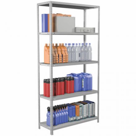 Стеллаж металлический BRABIX "MS Plus-200/40-5", 2000х1000х400 мм, 5 полок, регулируемые опоры, 291109, S241BR164502 Стеллаж металлический BRABIX "MS Plus-200/40-5", 2000х1000х400 мм, 5 полок, регулируемые опоры, 291109, S241BR164502