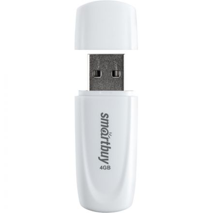 Флеш-память SmartBuy UFD 2.0 004GB Scout White (SB004GB2SCW) Флеш-память SmartBuy UFD 2.0 004GB Scout White (SB004GB2SCW)